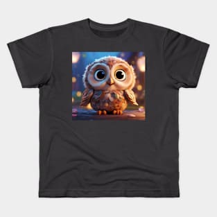 Adorable Baby Owl Kids T-Shirt